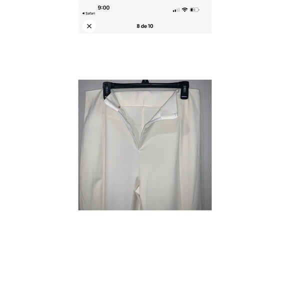 Free People Women’s Real Deal Slit Pant In Off White Size XL NWT - Picture 7 of 16